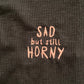 sad but horny embroidered bodysuit