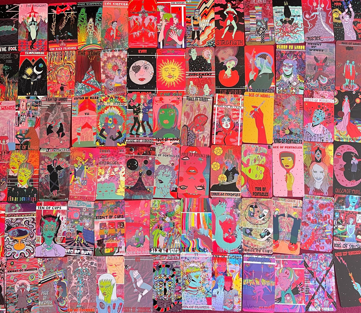 Damaged ~ Mars Power tarot deck