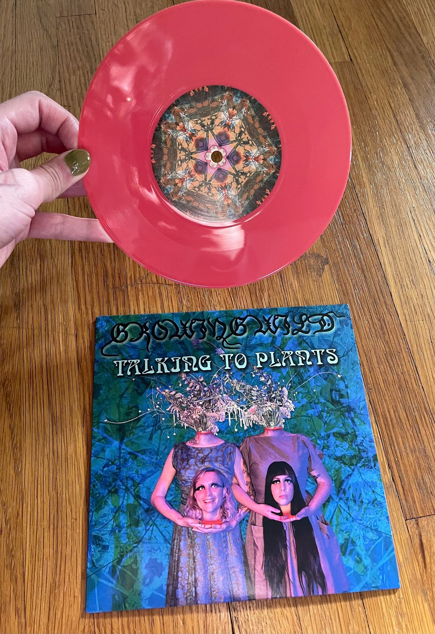 Growing Wild x Talking to Plants 7" vinyl record