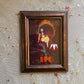 Leo framed print