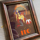 Leo framed print