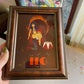 Leo framed print