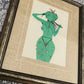 cactus cutie framed print