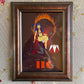 Leo framed print