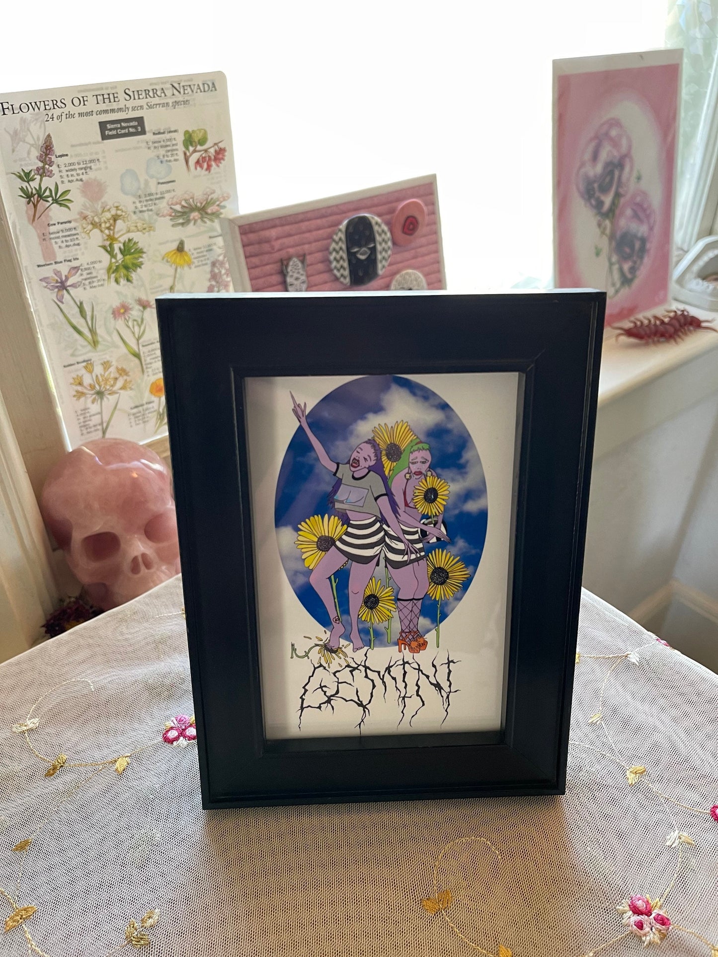 Gemini framed print