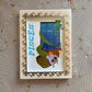 pisces framed print
