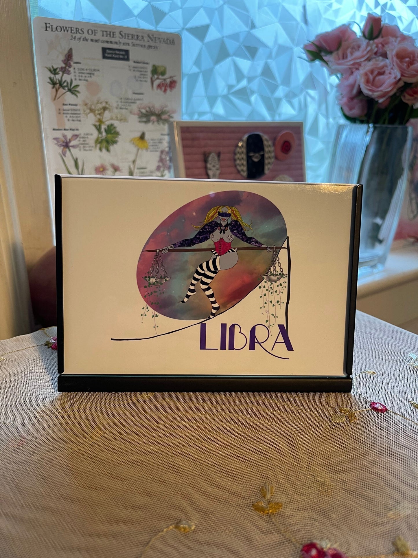 Libra framed print