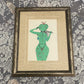 cactus cutie framed print