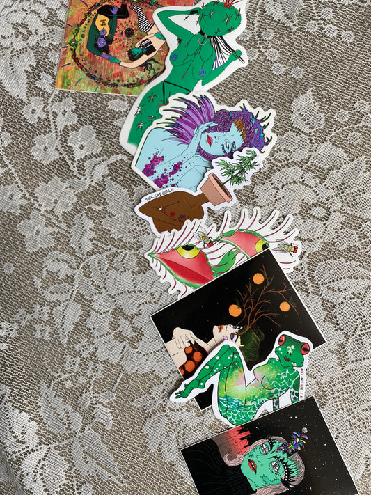 Garden sticker pack