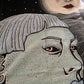 Moon woven blanket