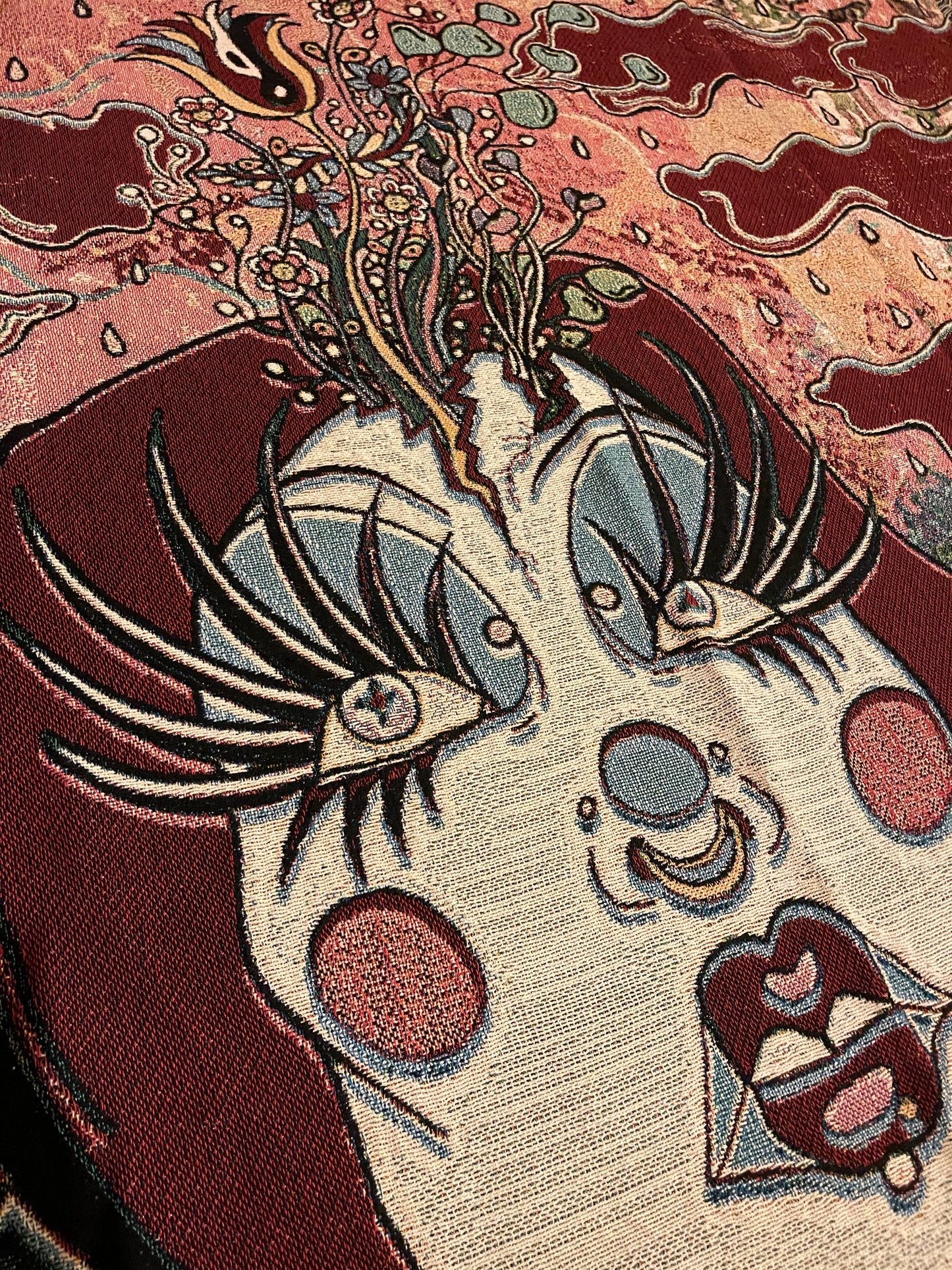Two of Wands Woven Blanket
