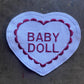 Baby Doll Embroidered Patch