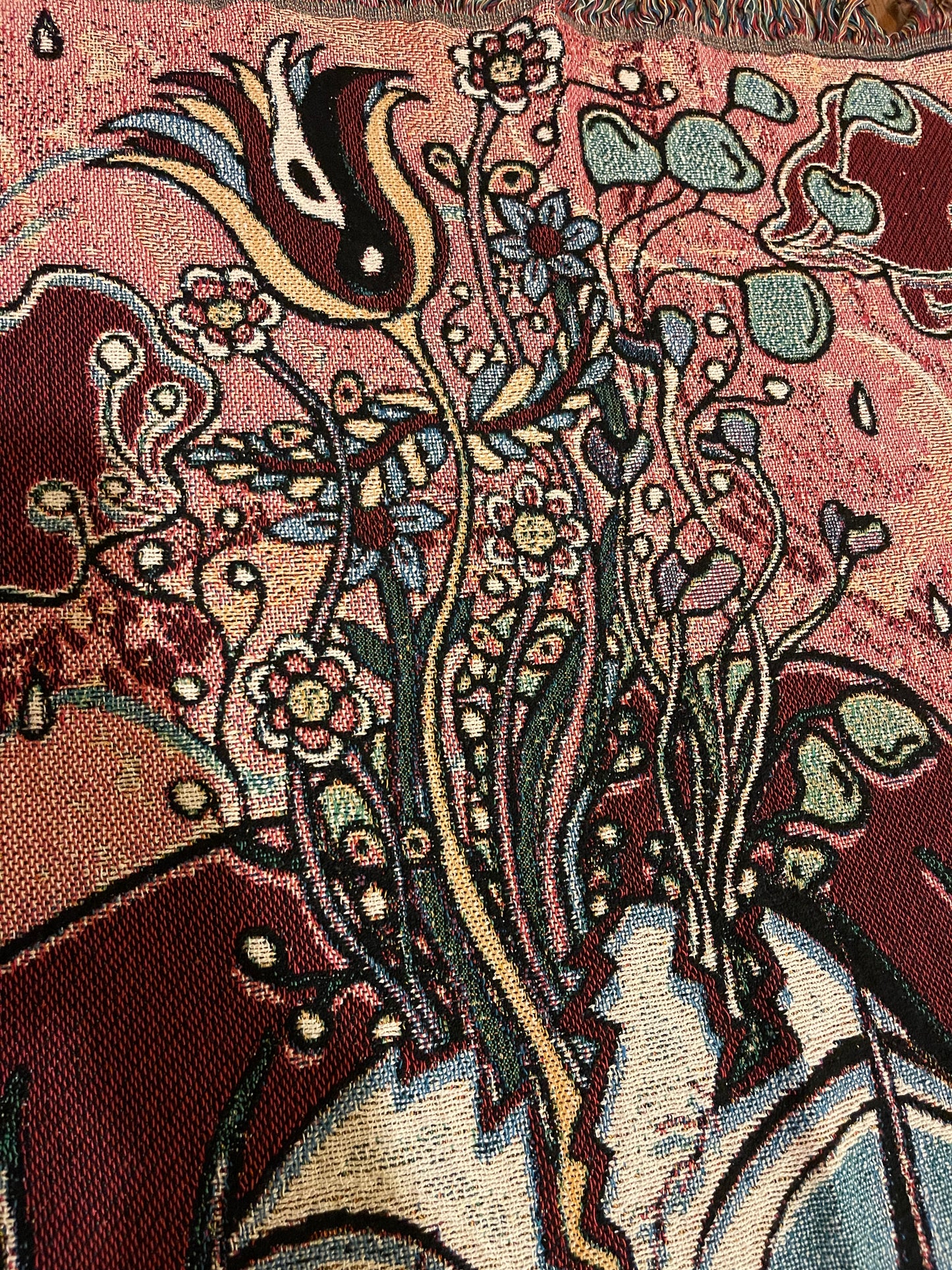 Two of Wands Woven Blanket