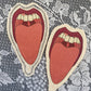 Loud Mouth canvas patch