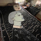 Moon woven blanket