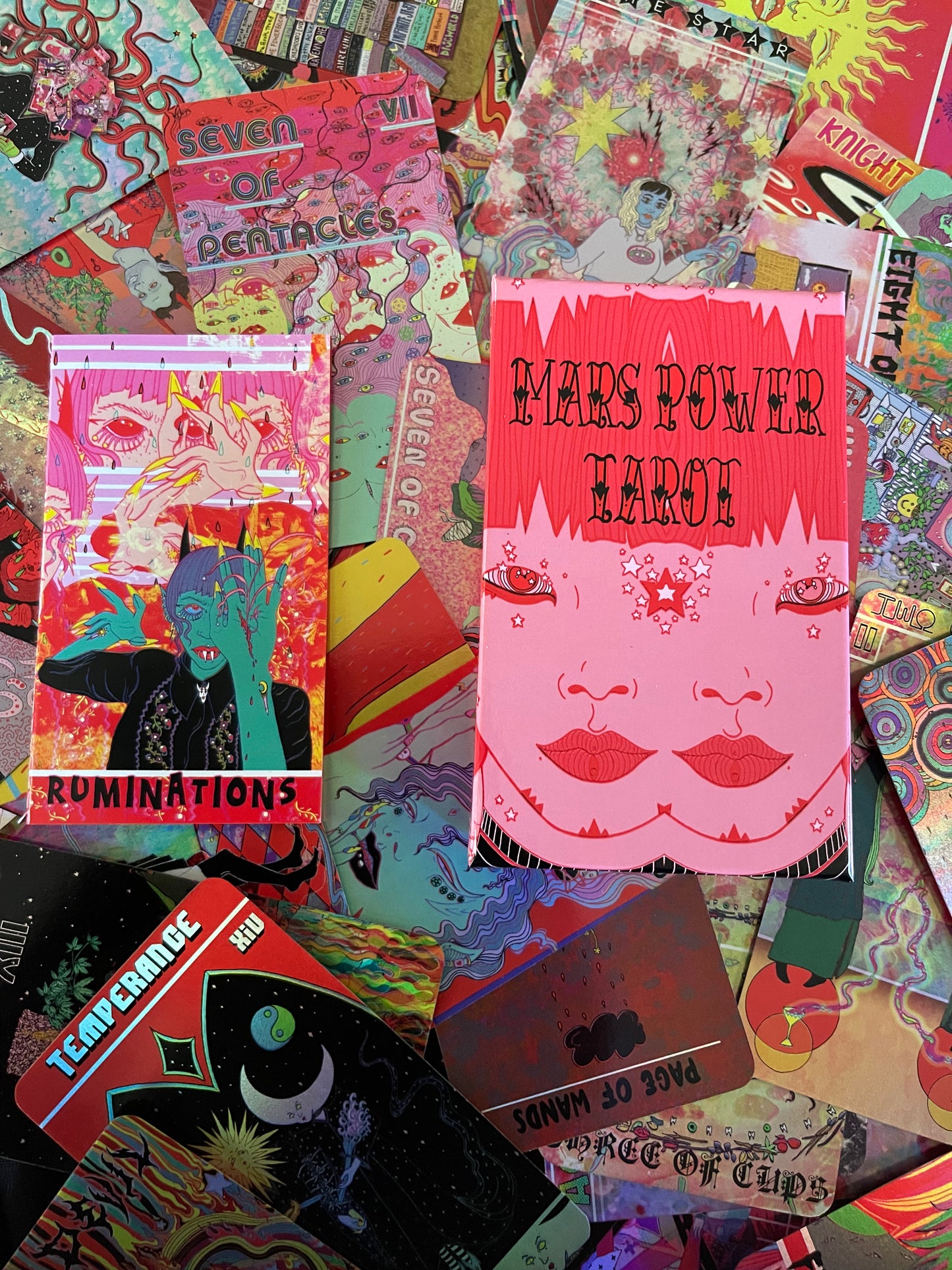 Damaged ~ Mars Power tarot deck