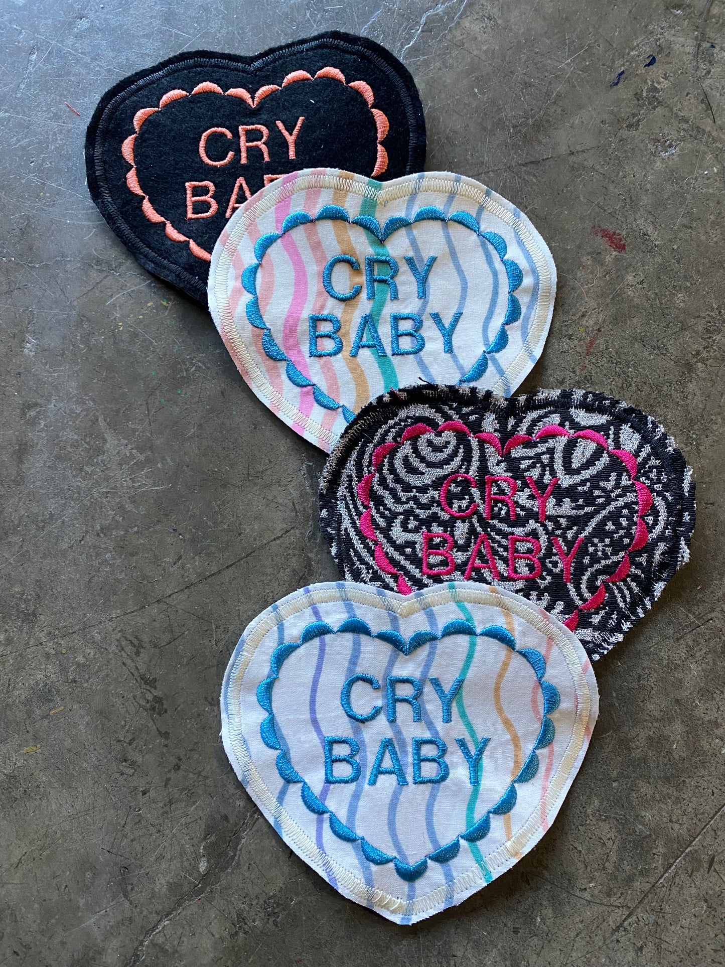 Cry Baby Embroidered Patch