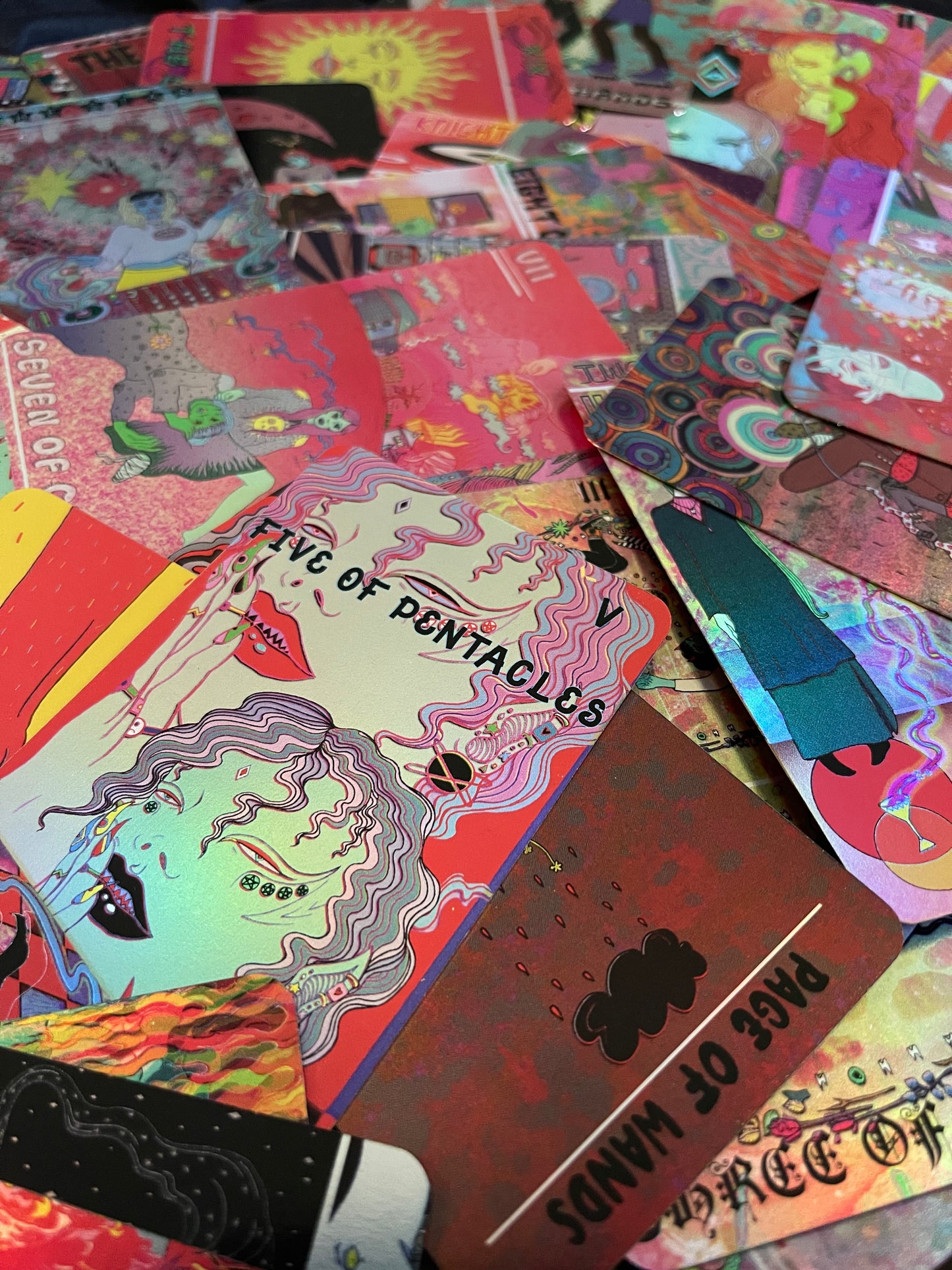 Mars Power (holographic) tarot deck