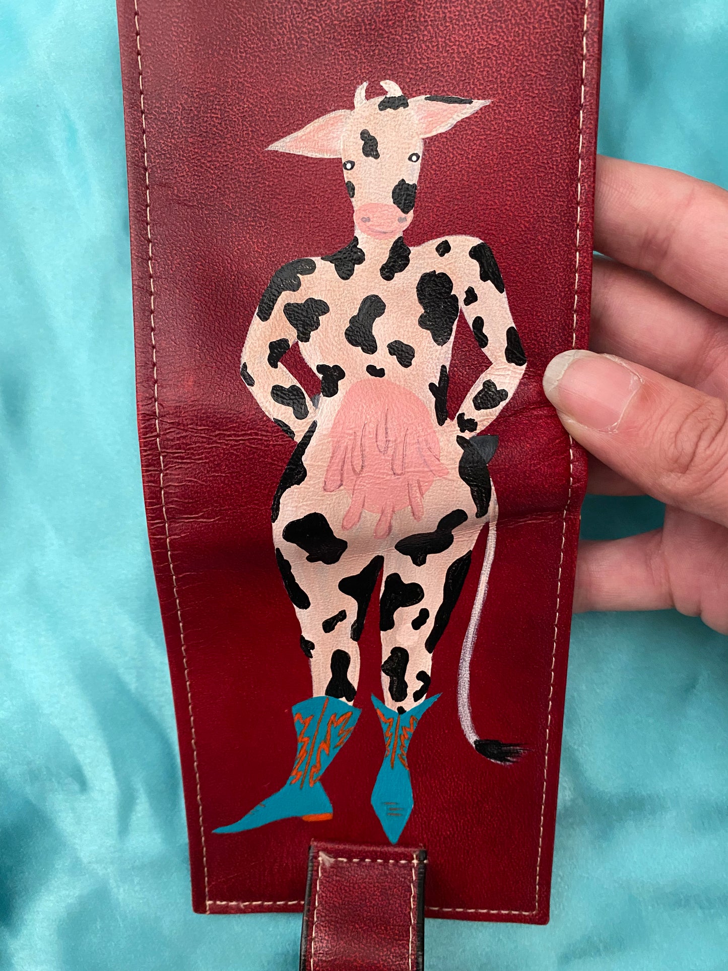 Cow girl wallet